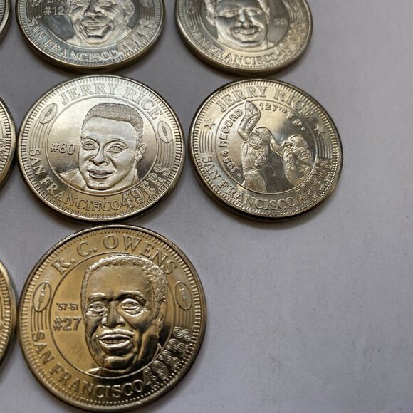 San Francisco 49ers then and now 1994-95 collectable coins 14 of 20 Lot #16 - Picture 8 of 12